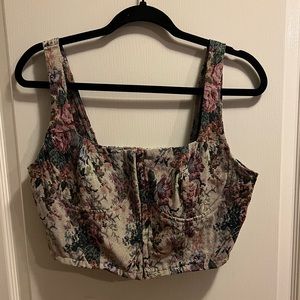 womens vintage style bustier top